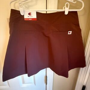 Champion Maroon Athletic Skort with Back Pockets